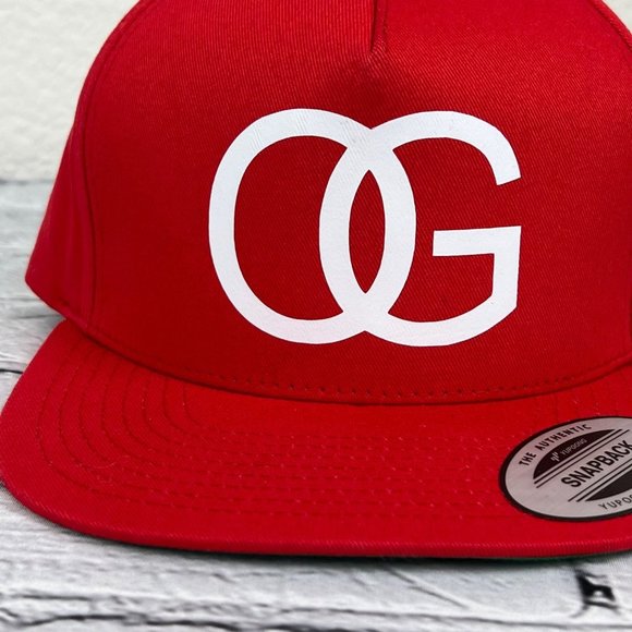 KINGS of New York OG yupoong Red Adjustable Snap Back Cap - Picture 2 of 8